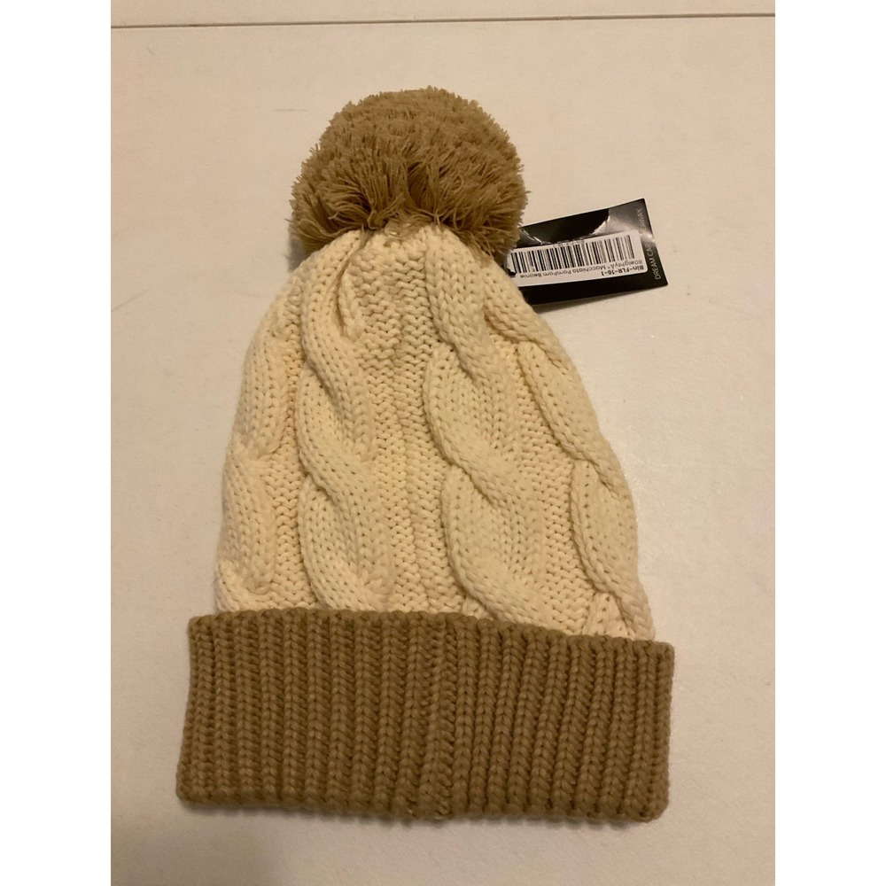 80EIGHTY Macchiato Pom Pom Beanie NEW WITH TAGS - Picture 2 of 4